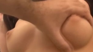 Lovely woman gives the most arousing blow to her partner.